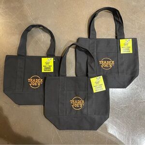 NWT Trader Joe's - Halloween - Trick or Treat Mini Canvas Tote Bag Collection